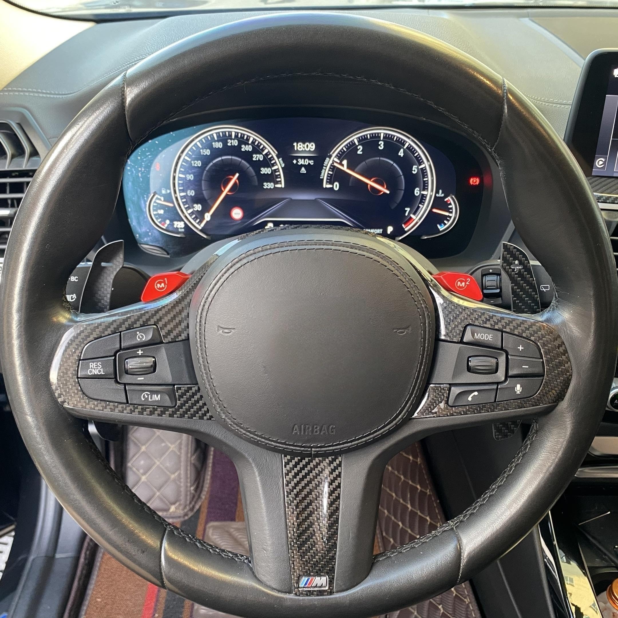 Amazon.co.jp: 磁気ステアリングホイールパドルシフター BMW M2 M3 M4