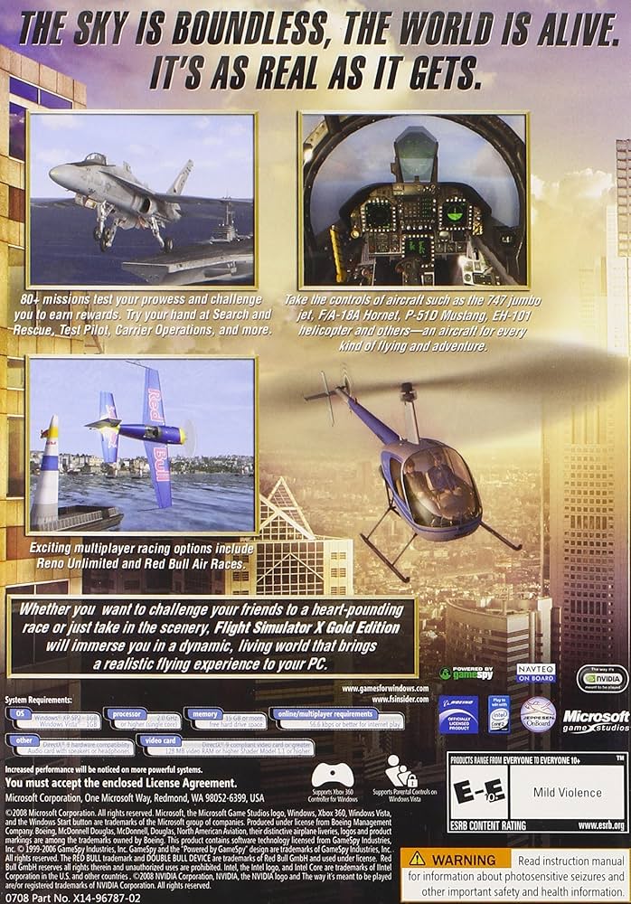 Amazon.com: Microsoft Flight Simulator X: Gold Edition : 電動遊戲