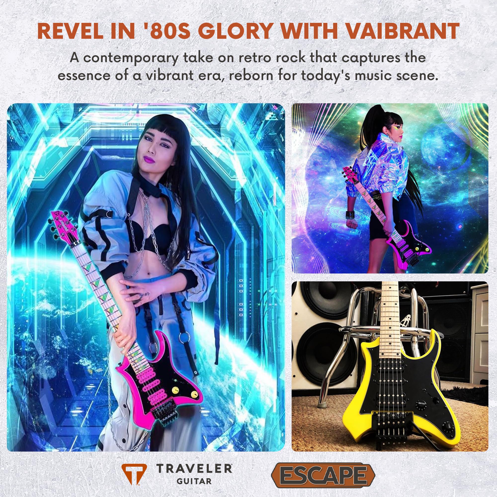 Amazon.com: Traveler Guitar Electric Guitar 6 String Vaibrant