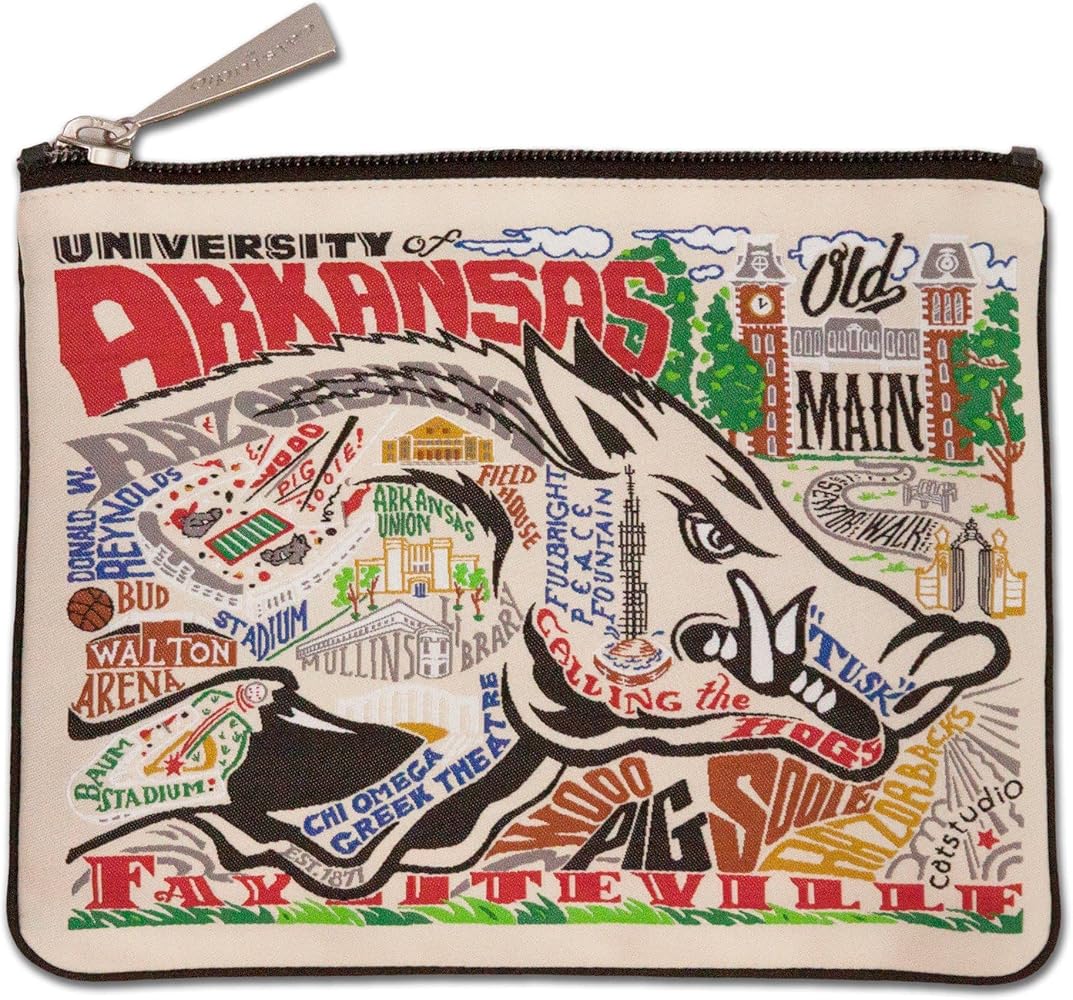 Amazon.com: Catstudio University of Arkansas Collegiate Zipper