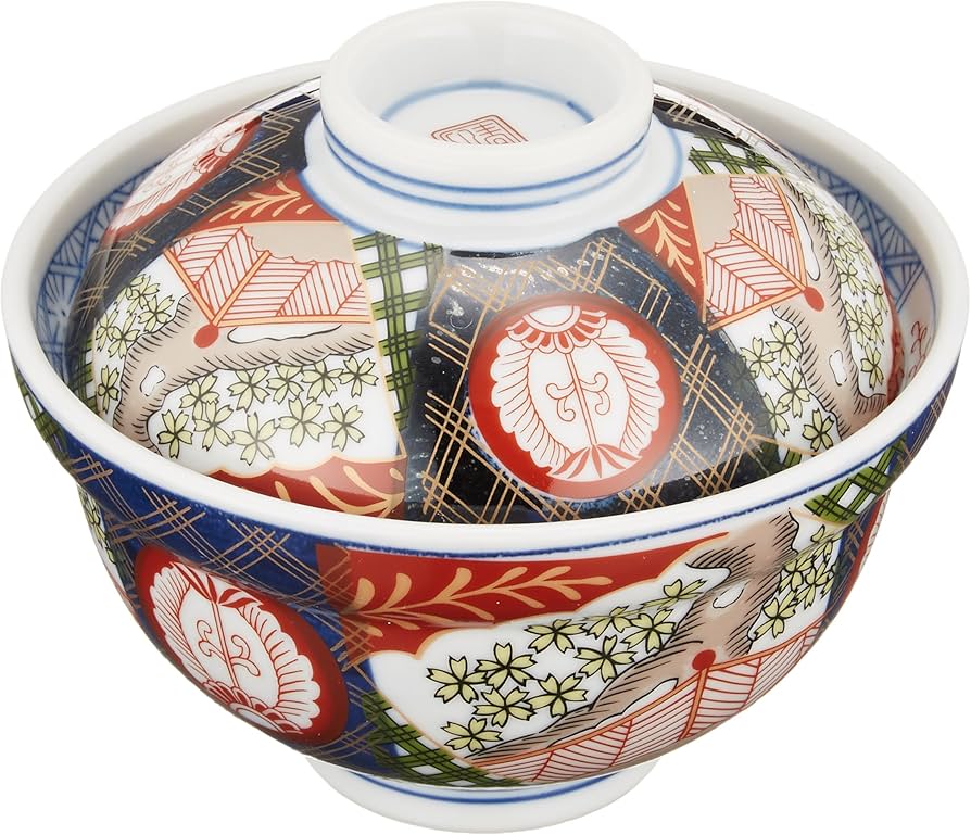 Amazon.co.jp: 上錦小桜4.5蓋丼 [直径14.2x高さ11.5cm 650cc 日本製
