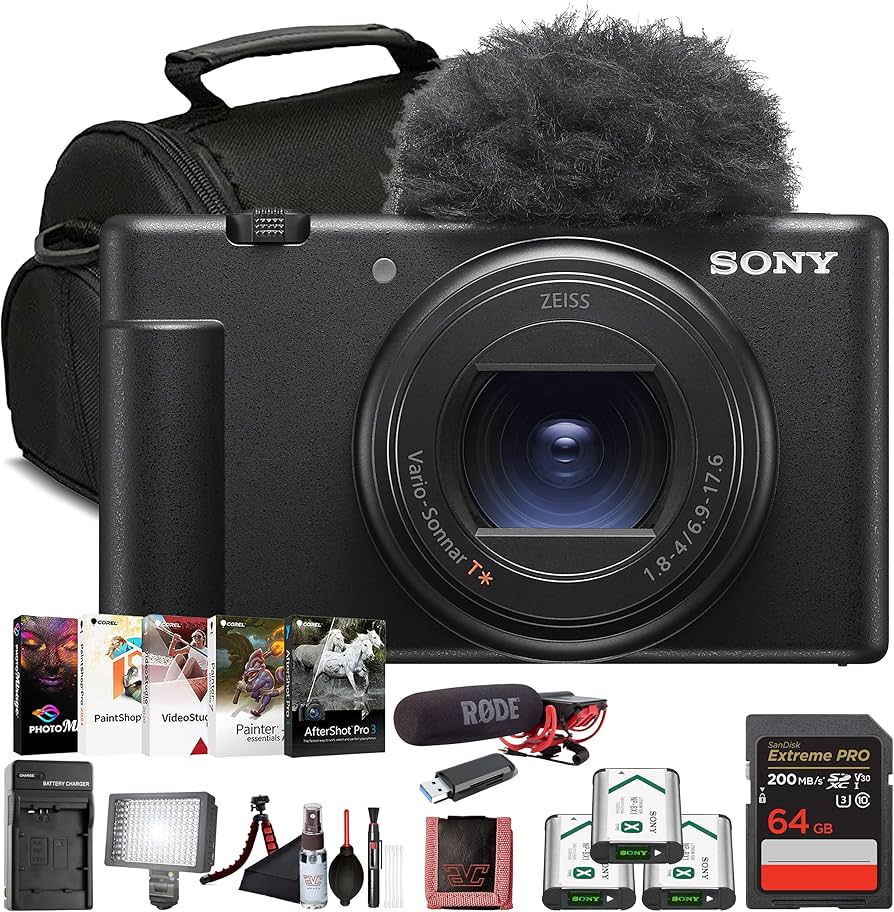 Amazon.com : Sony ZV-1 II Compact Vlogging Camera (ILCZV-1M2/B