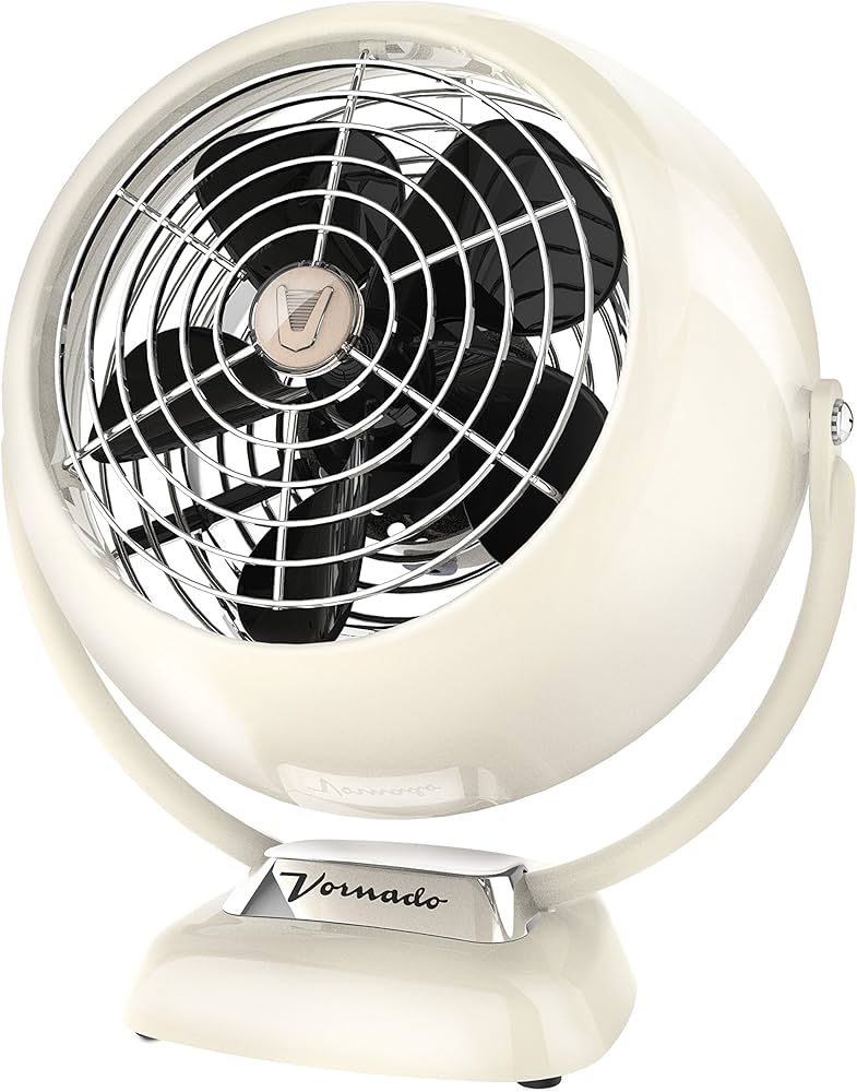 Amazon | Vornado VFAN Jr. Vintage Air Circulator, Vintage White by