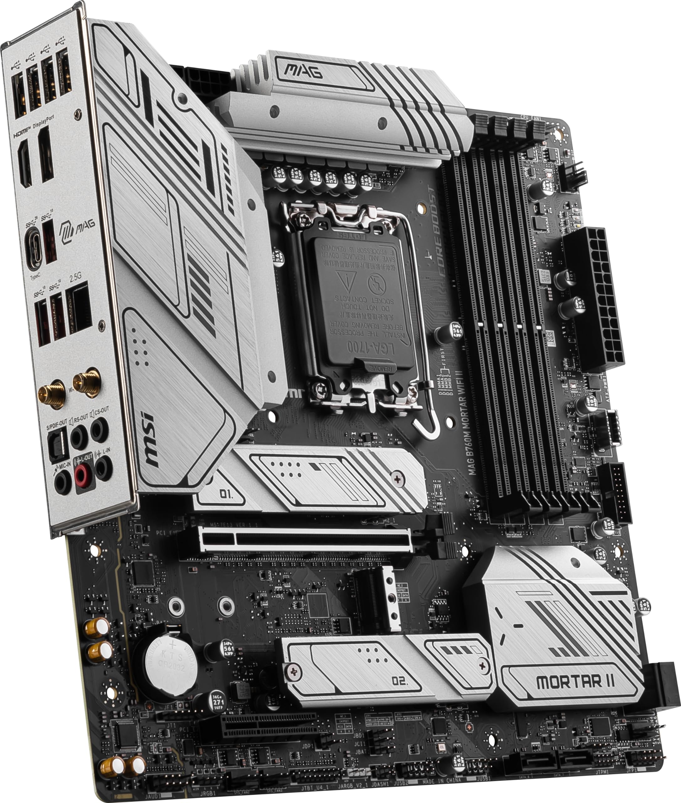 Amazon.com: MSI MAG B760M Mortar WiFi II Gaming Motherboard