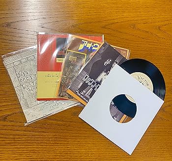 Amazon.co.jp: 7インチ（EP）レコードジャケット厚紙スリーブ穴空き50