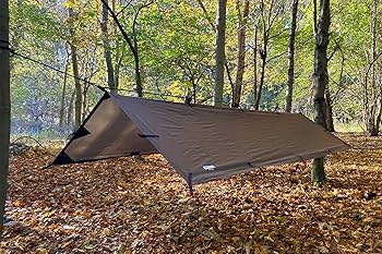 Amazon | DD Hammocks DD タープ S (コヨーテブラウン）日本正規品