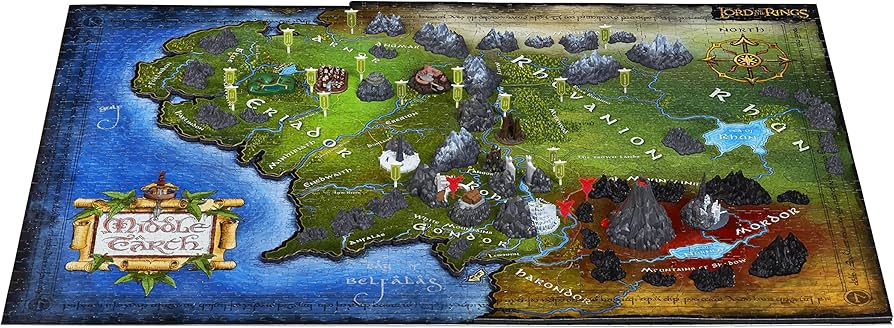 Amazon.co.jp: 4Dシティスケープ 4Dパズル ロード オブ ザ リング