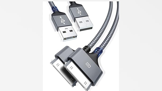 Amazon.com: AkoaDa USB Charging Cable 6.6FT 2PCS, 30Pin USB Sync