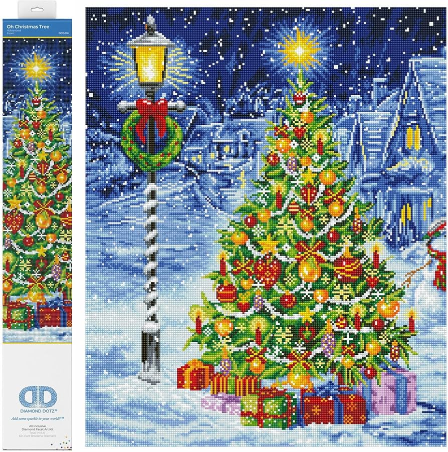 Amazon.com: DIAMOND DOTZ Oh Christmas Tree Diamond Painting Kits