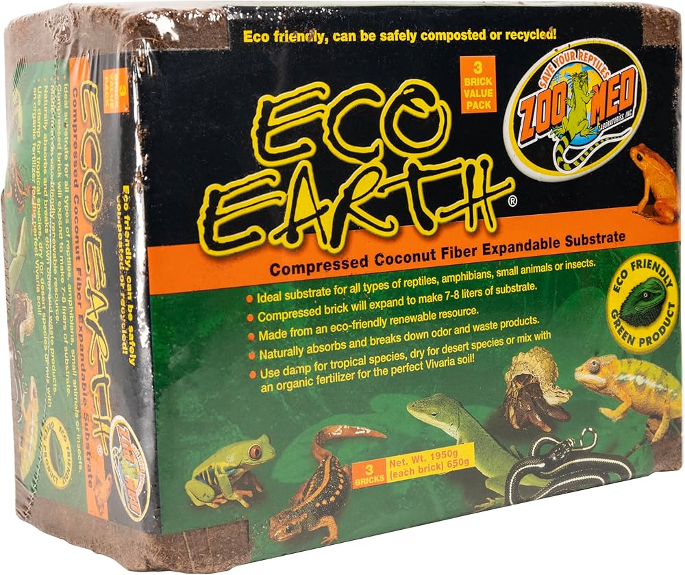 Amazon.com: Zoo Med Eco Earth, Three Count. (Pack of Two) : Pet