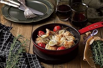 Amazon｜staub ストウブ 「 スキレット グレー 16cm 」 フライパン