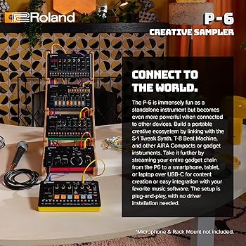 Amazon.com: Roland AIRA Compact P-6 Creative Sampler | Granular