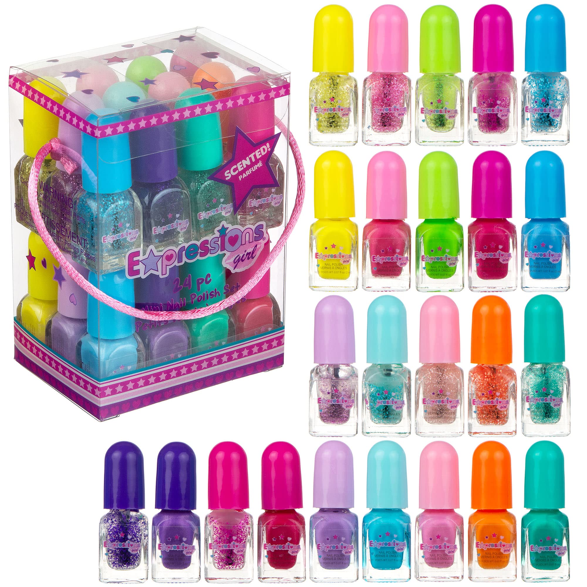 Amazon.com : 24pc Scented Nail Polish Value Pack - Shiny & Glitter