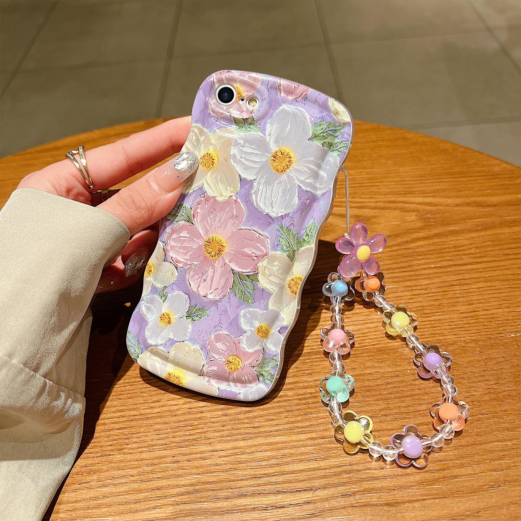 Amazon.com: Fxlzcw for iPhone 6 iPhone 6s Curly Wavy Case, Cute