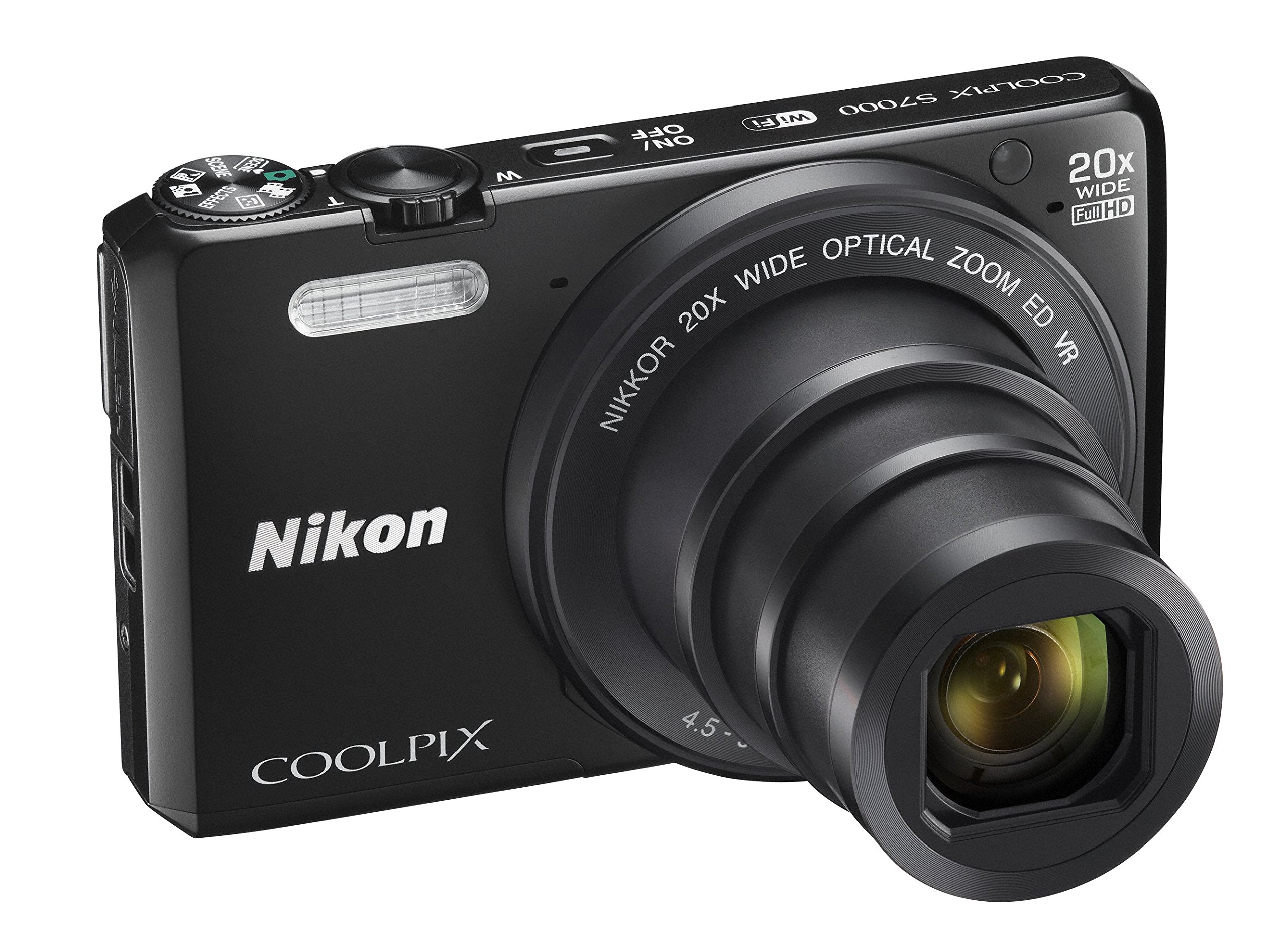 Amazon.co.jp: Nikon デジタルカメラ COOLPIX S7000 ブラック S7000BK