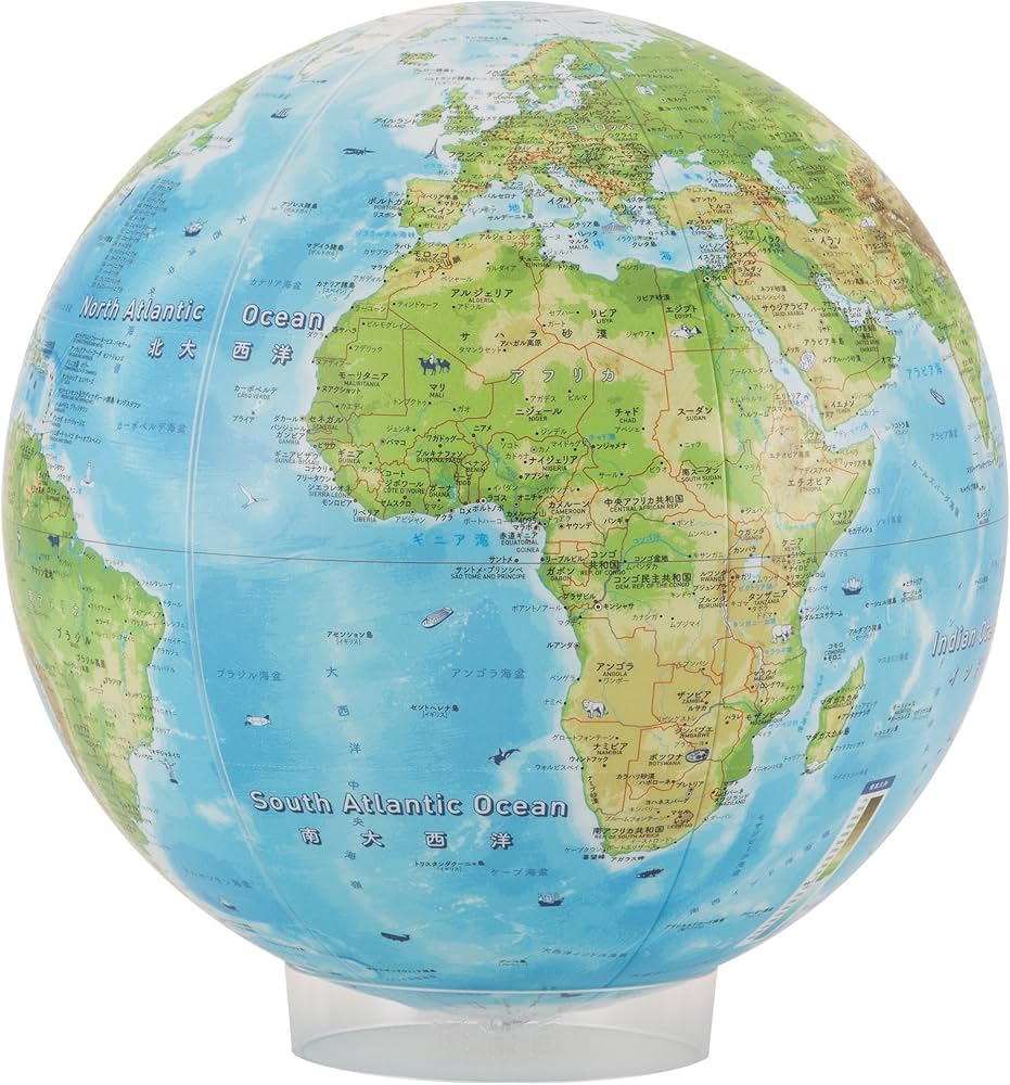 Amazon | ほぼ日のアースボール 地球儀 直径約27cm 非フタル酸系塩ビ製