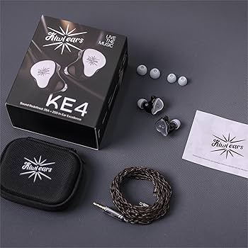 Amazon.co.jp: Linsoul Kiwi Ears KE4 インイヤーモニター 2DD+2BA