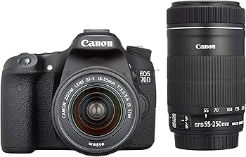 Amazon.co.jp: Canon Digital SLR Camera EOS 70D Double Zoom Kit