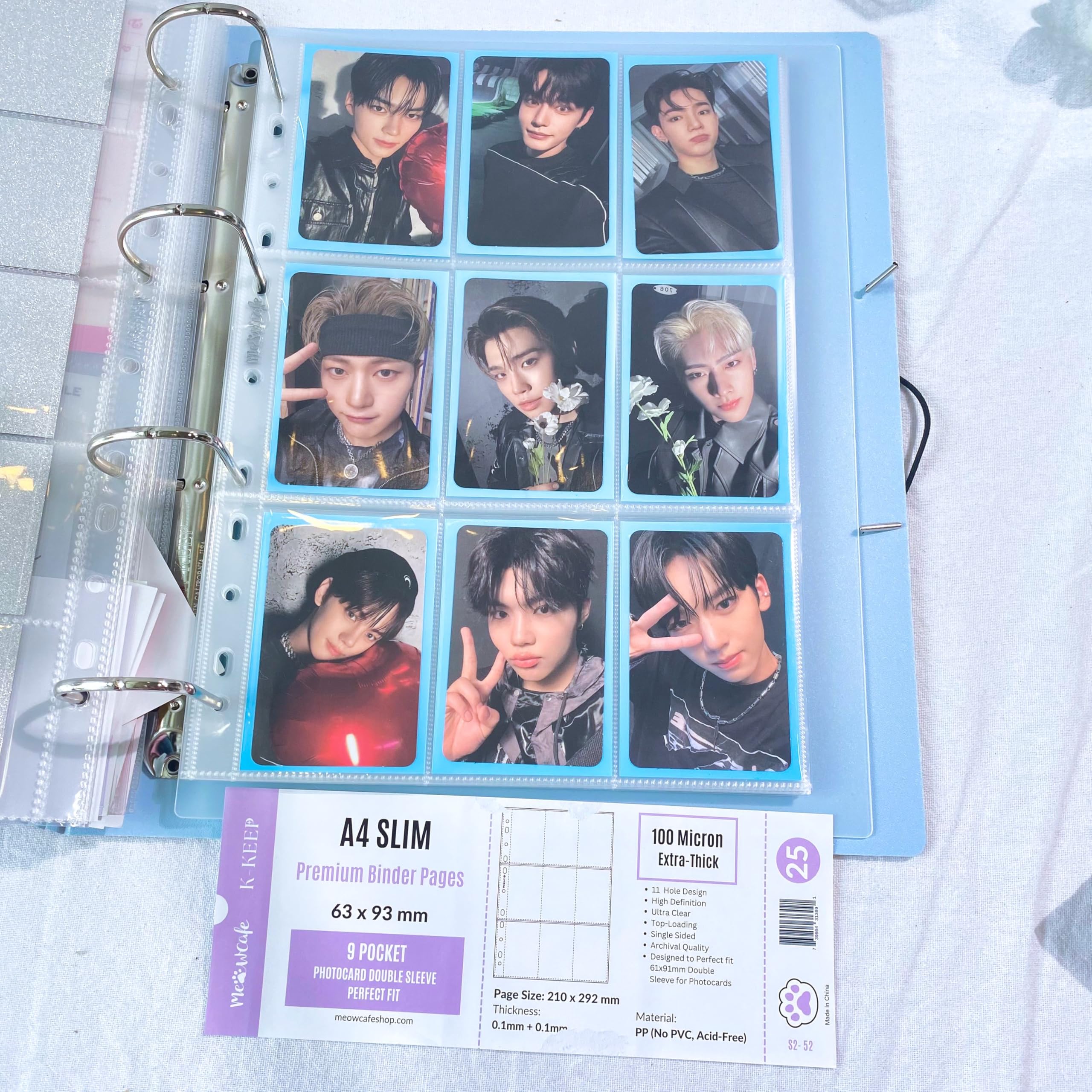 Amazon.com: Meowcafe K-KEEP A4 Slim 9 Pocket Premium Single Sided