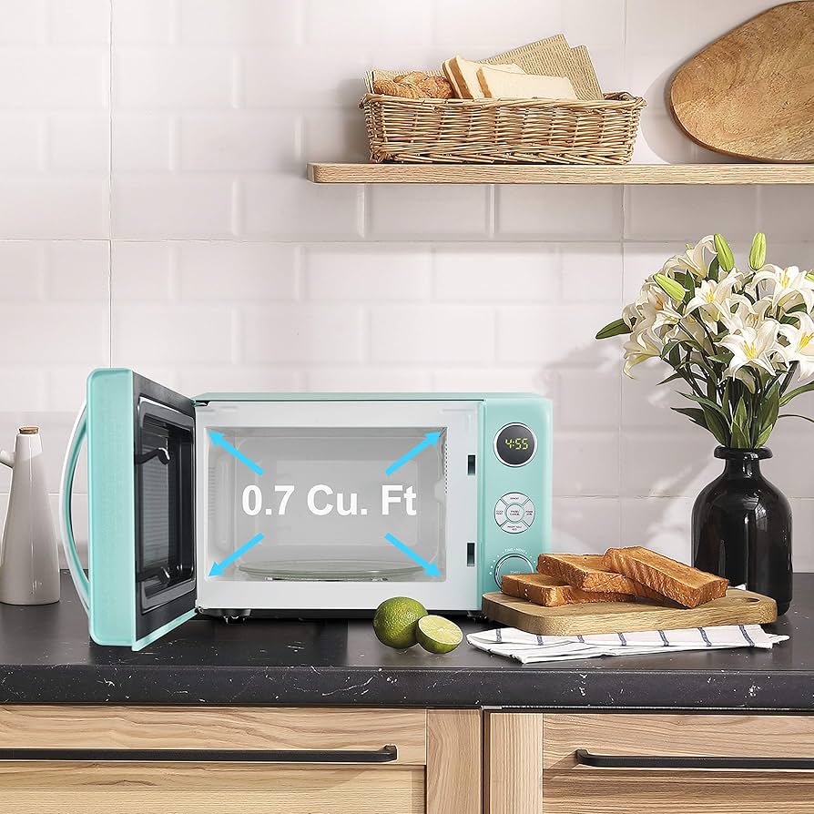 Amazon.co.jp: Galanz レトロ 電子レンジオーブン サーフグリーン