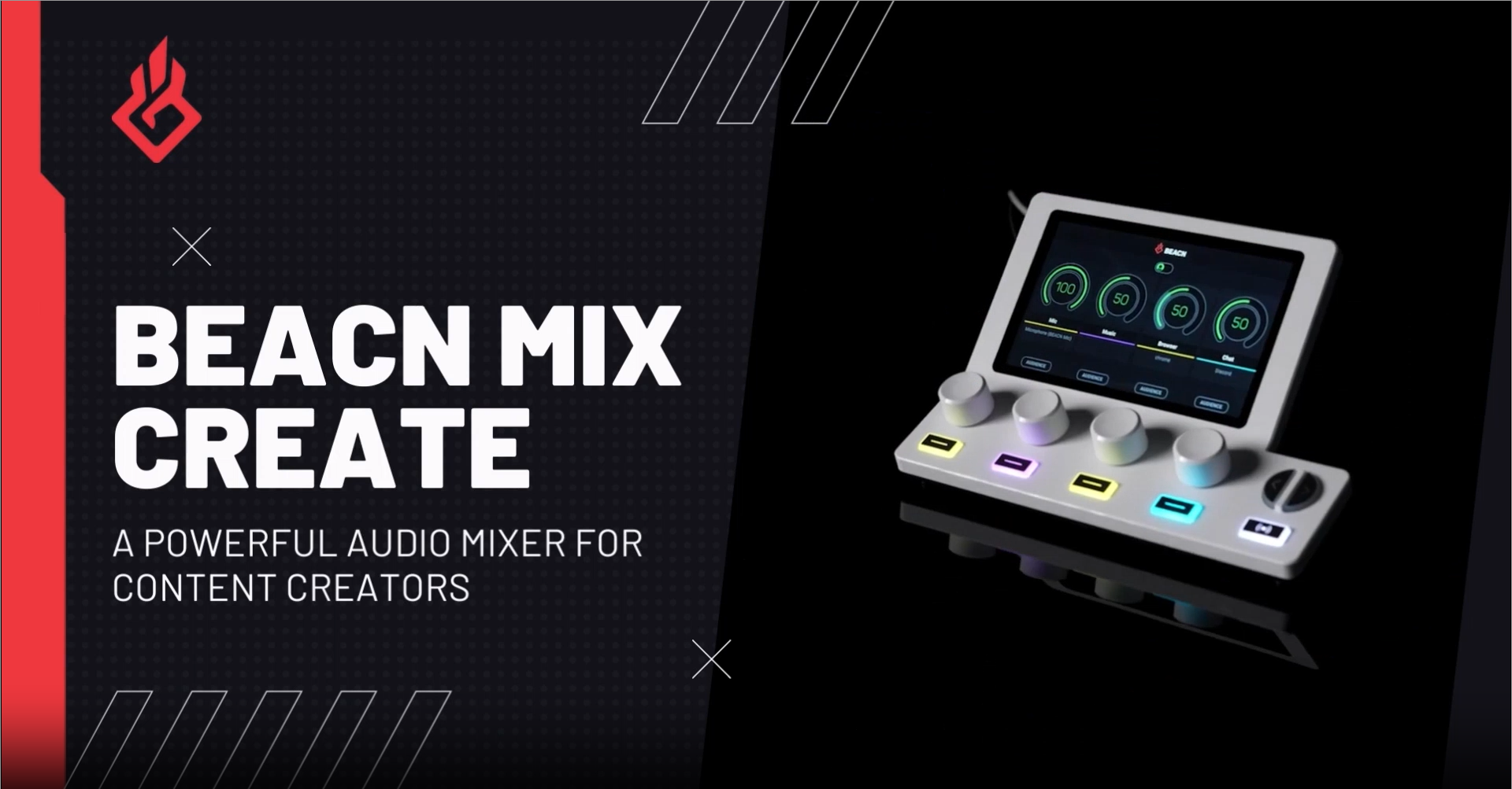 Amazon.com: BEACN Mix Create Audio Mixer for PC & Mac | For