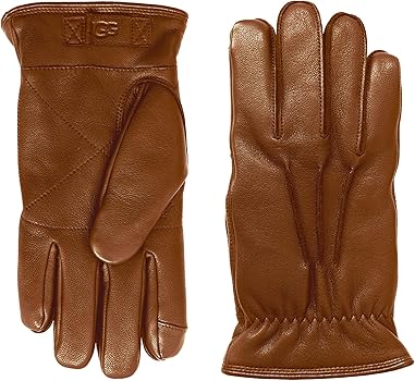Amazon.co.jp: UGG メンズ 3ポイント レザーグローブ US サイズ: X