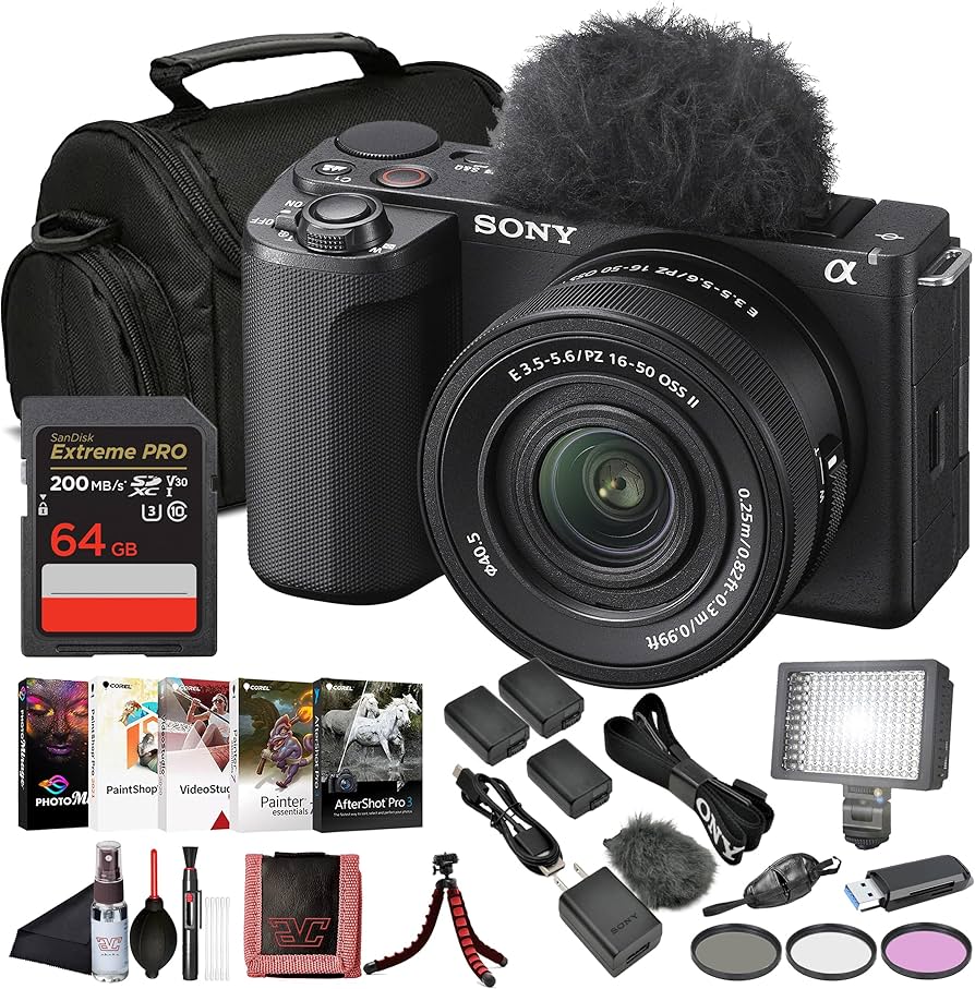 Amazon.com : Sony ZV-E10 II Mirrorless Vlogging Camera Kit with 16