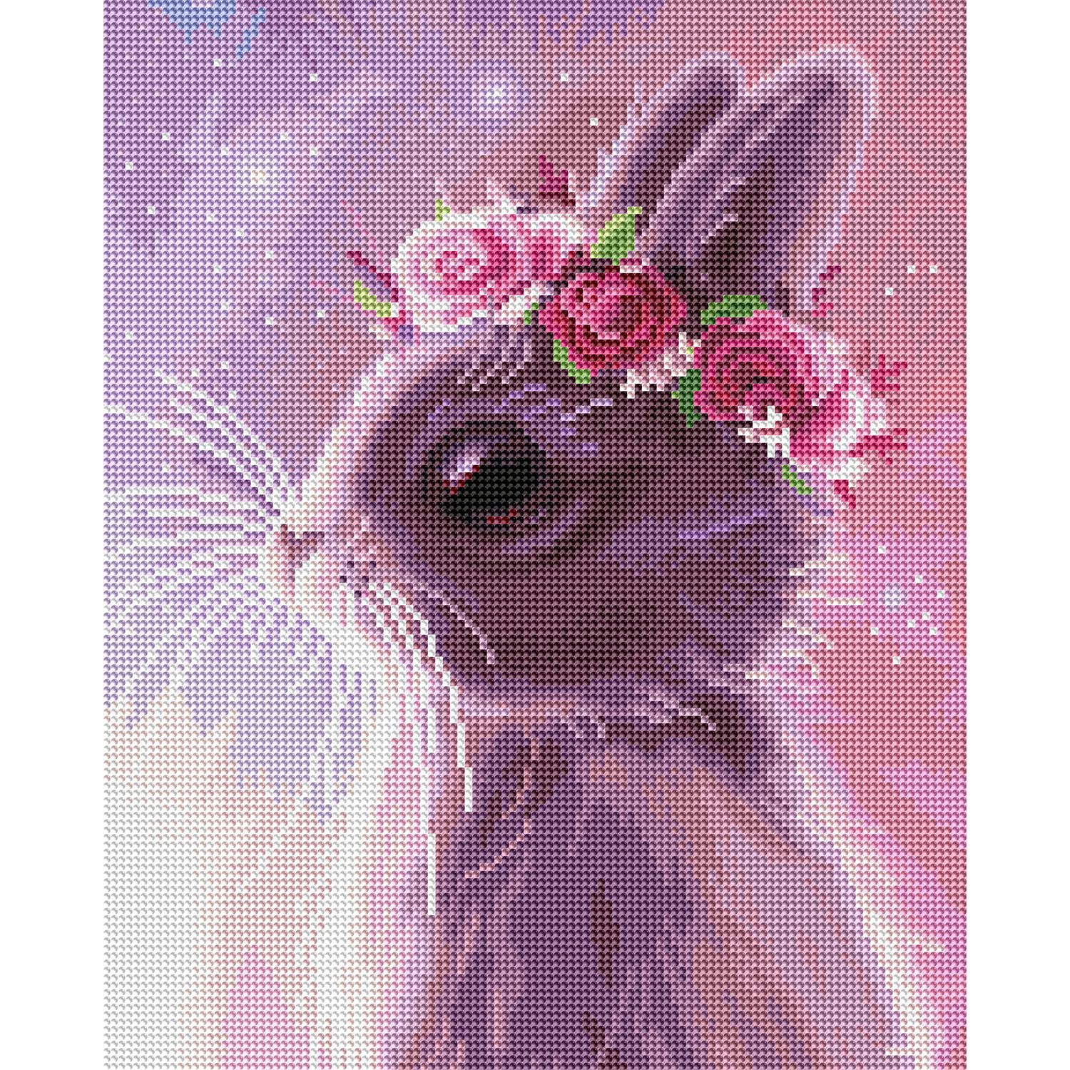 Amazon.com: DIAMOND ART CLUB Fairy Bunny Diamond Painting Kit, Fun