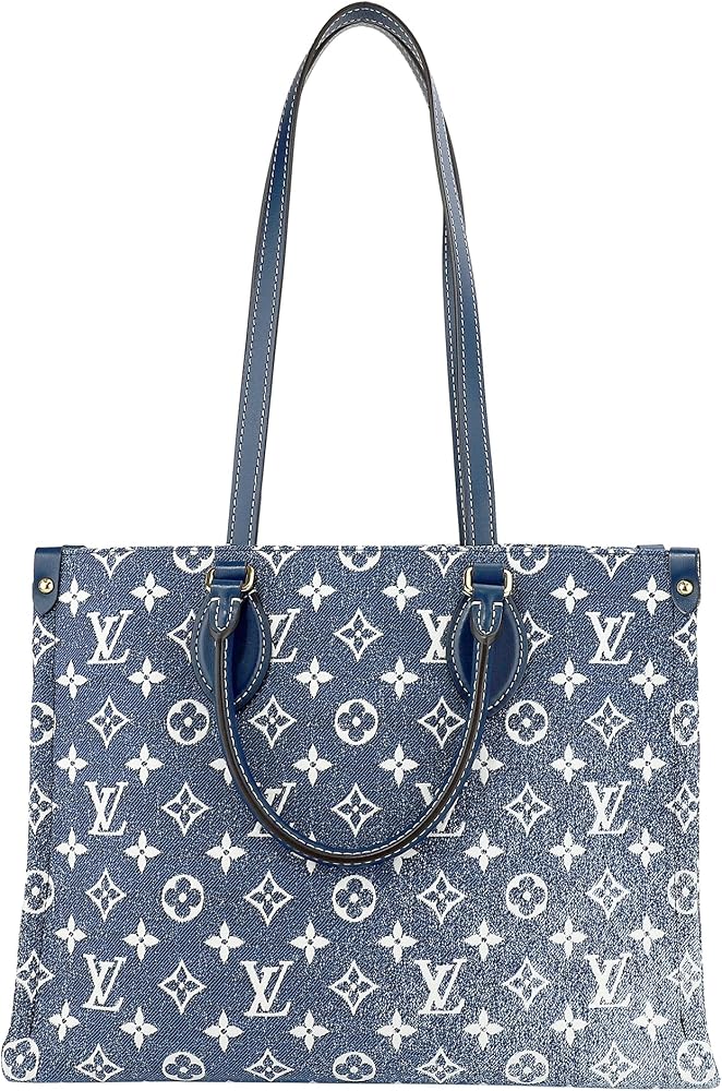 Amazon | [ルイヴィトン] トートバッグ M59608 オンザゴー ブルー 青