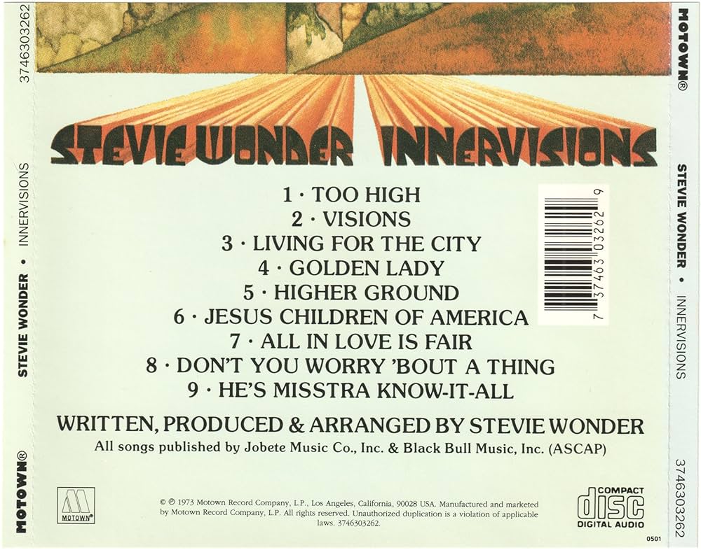 Wonder, Stevie - Innervisions - Amazon.com Music