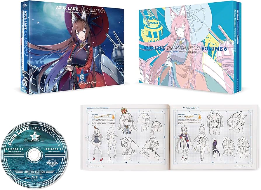 Amazon.com: Azur Lane The Animation Vol.6 Blu-ray (First Press
