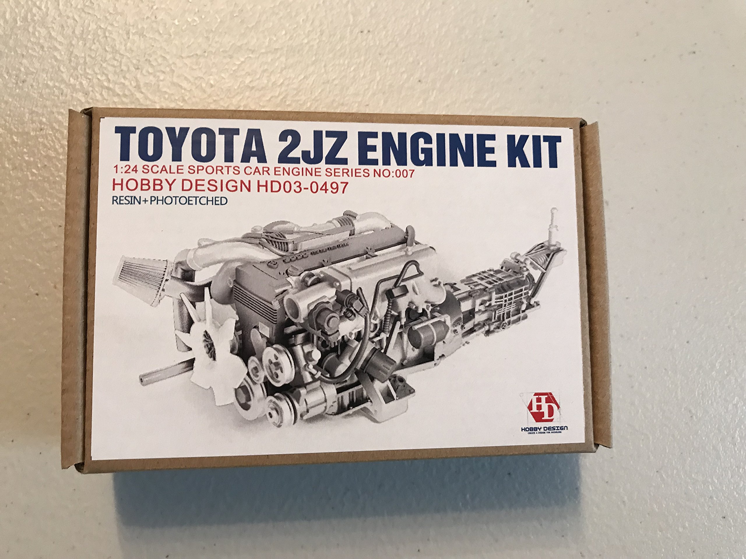 Amazon | Hobby Design 1/24 トヨタ 2JZ エンジン キット HD03-0497