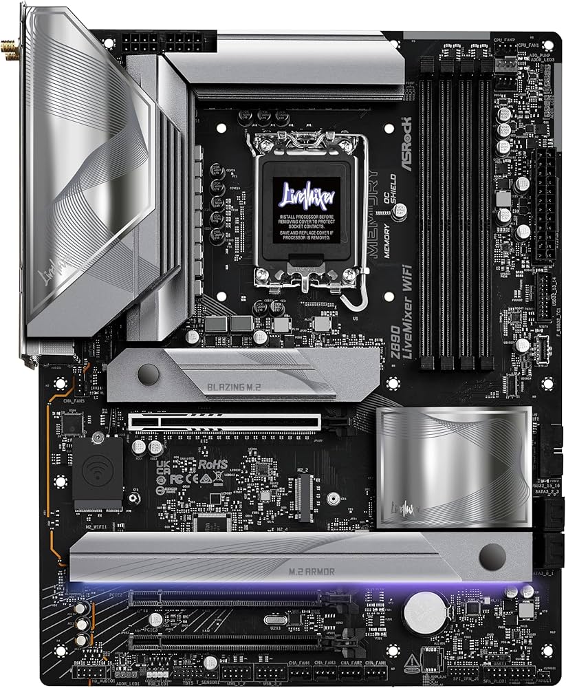 Amazon.com: ASRock Intel Core Ultra Z890 LiveMixer WiFi 7 DDR5