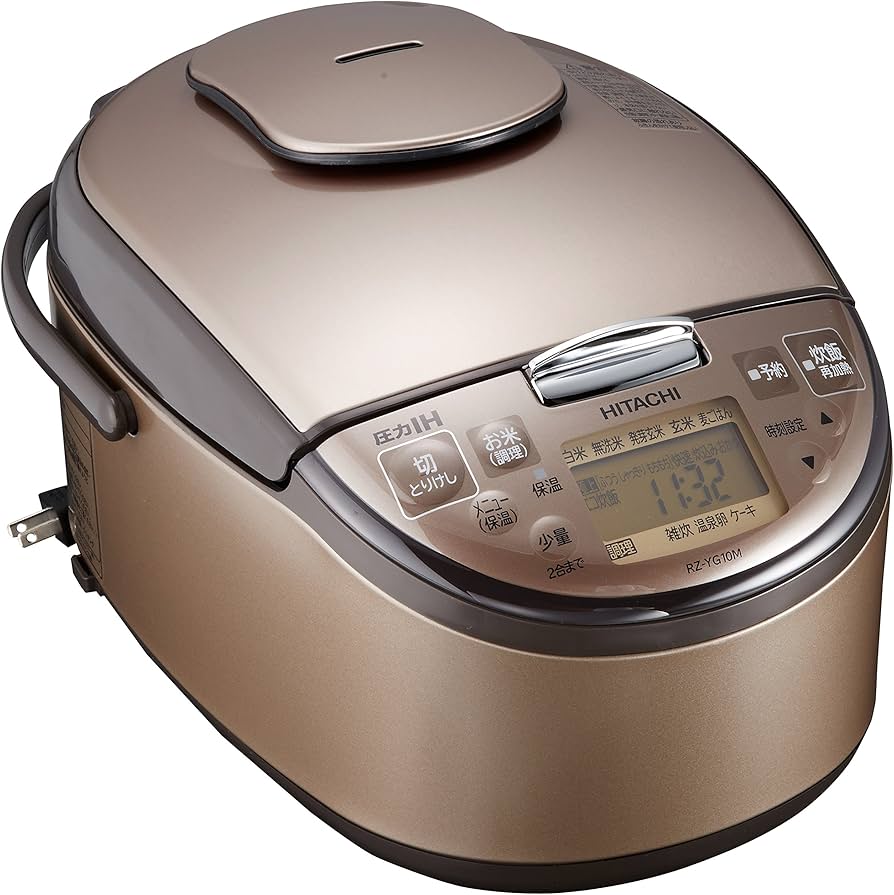 Amazon | 日立 炊飯器 5.5合 圧力IH式 3段階炊き分け機能搭載 蒸気