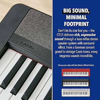 Amazon.com: Casio Casiotone CT-S1 – 61-Key Touch-Sensitive Retro