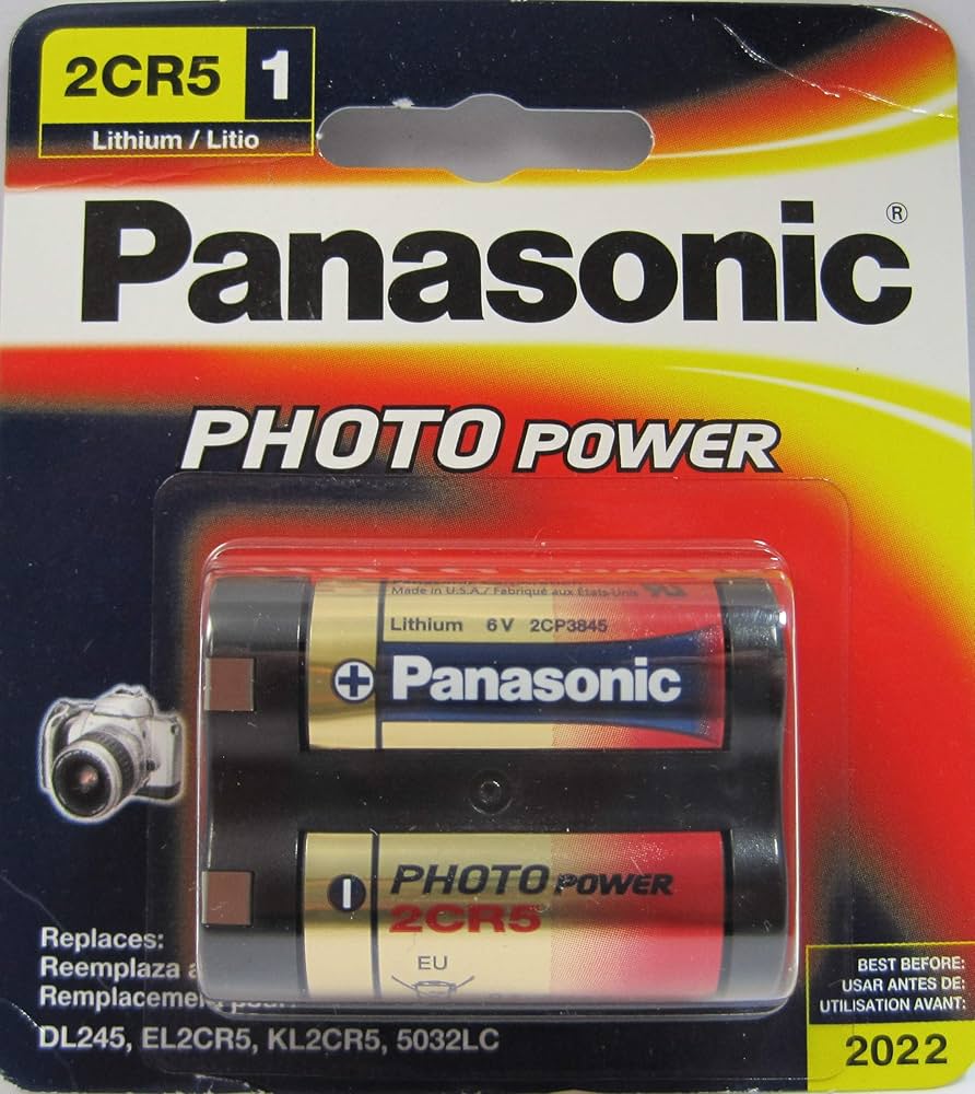 Amazon | Panasonic 6-Volt Photo Lithium Cylinder Battery | カメラ