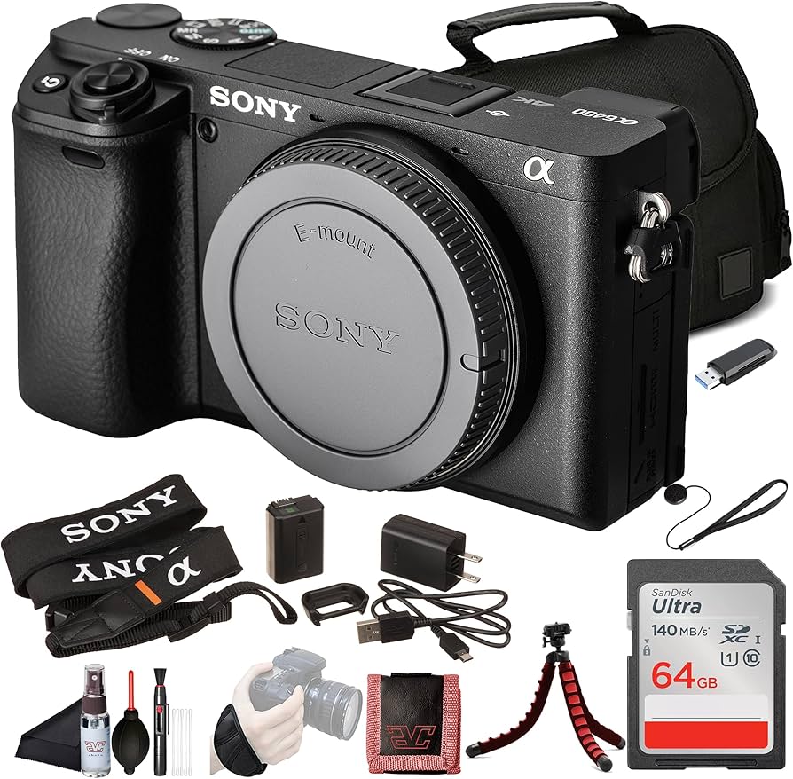 Amazon.com : Sony α6400 APS-C Mirrorless Camera (ILCE-6400/B