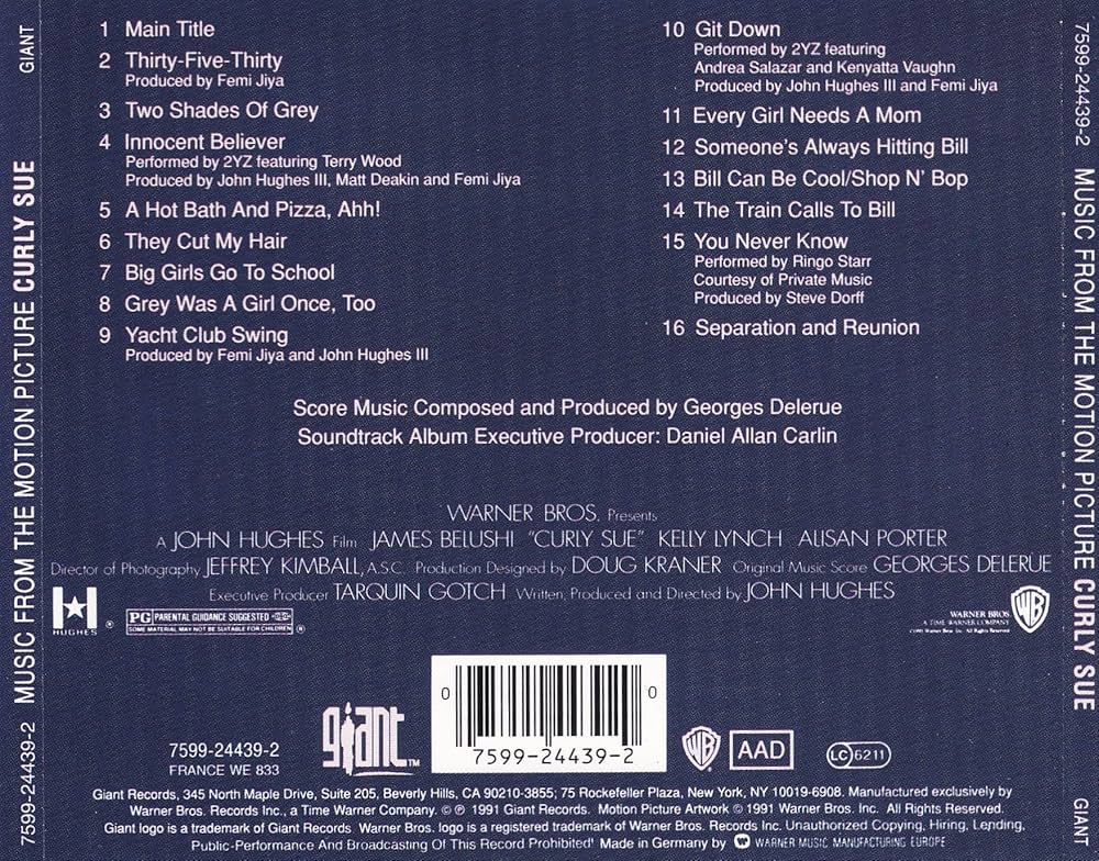 Curly Sue Original Soundtrack - Amazon.com Music