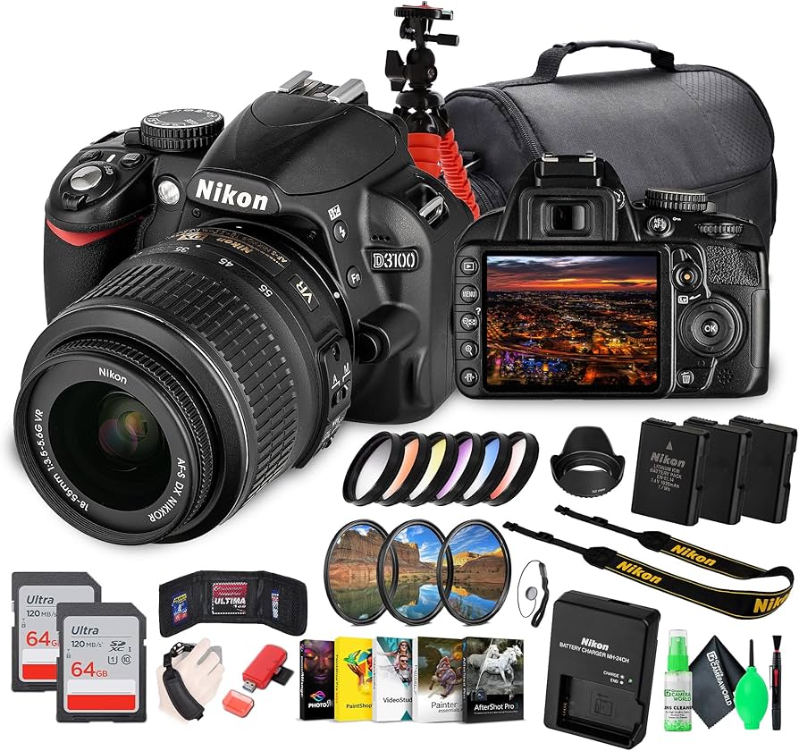 Amazon.com : Nikon D3100 DSLR Camera Kit with 18-55mm VR Lens