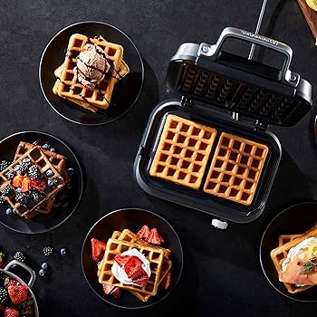 Calphalon Intellicrisp Belgian Waffle Maker with LED Display Timer