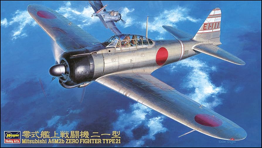 Amazon | ハセガワ 1/48 日本海軍 三菱 A6M2b 零式艦上戦闘機 21型