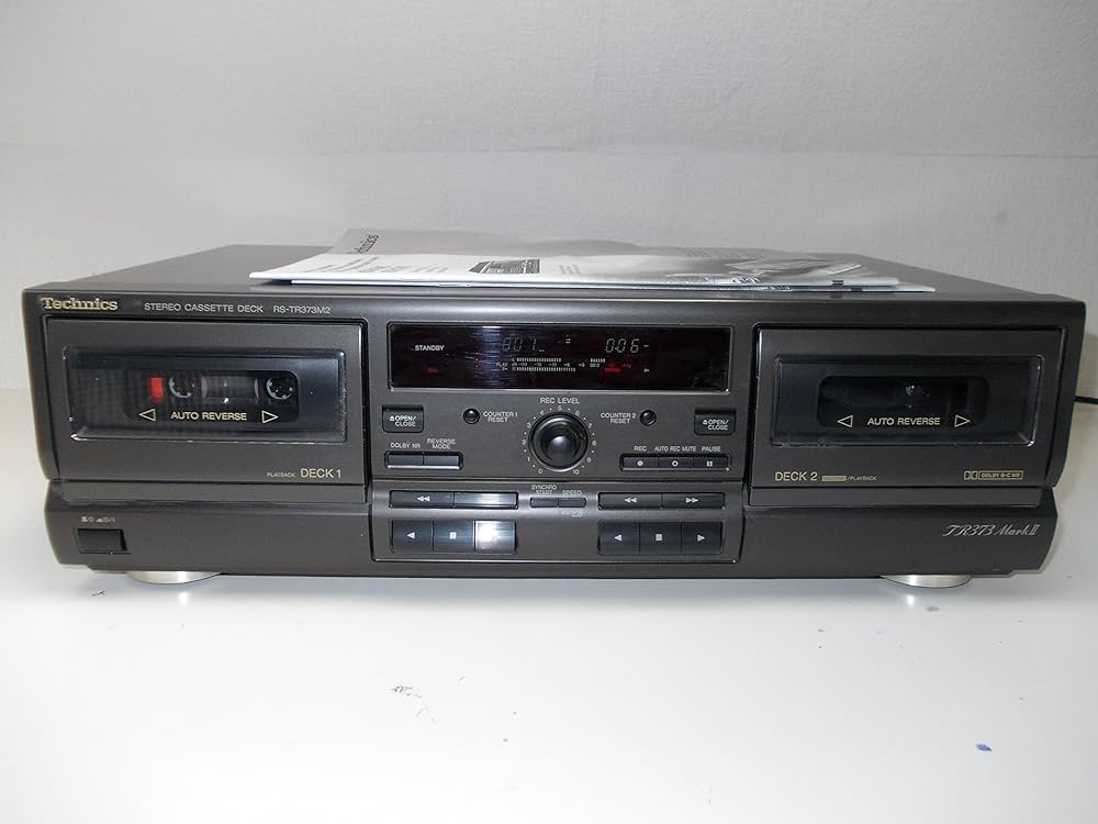 Technics RS-TR373M2 EG Black Cassette Deck : Amazon.in: Electronics