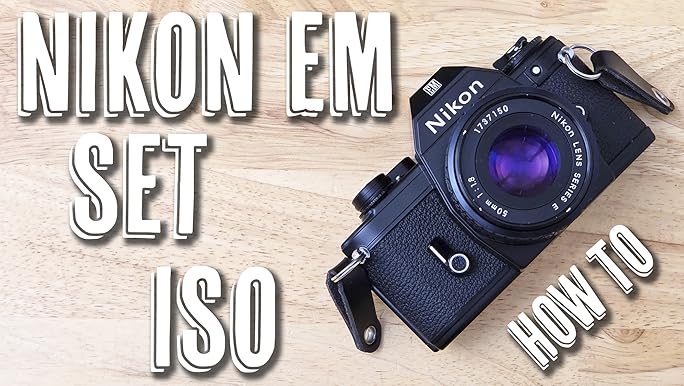 Amazon.com : Nikon Em 35mm SLR Film Camera Black Body with Nikon F