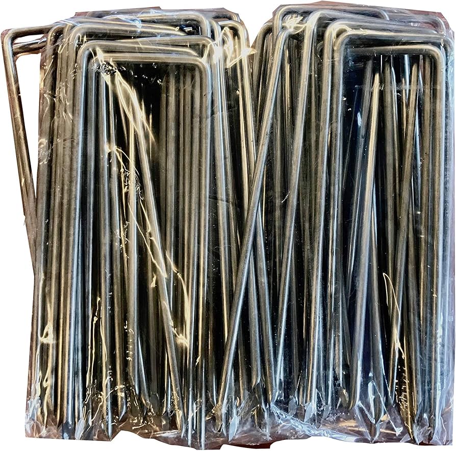 Amazon | コ型止めピン 50個入り（ザバーン防草シート専用） (200mm