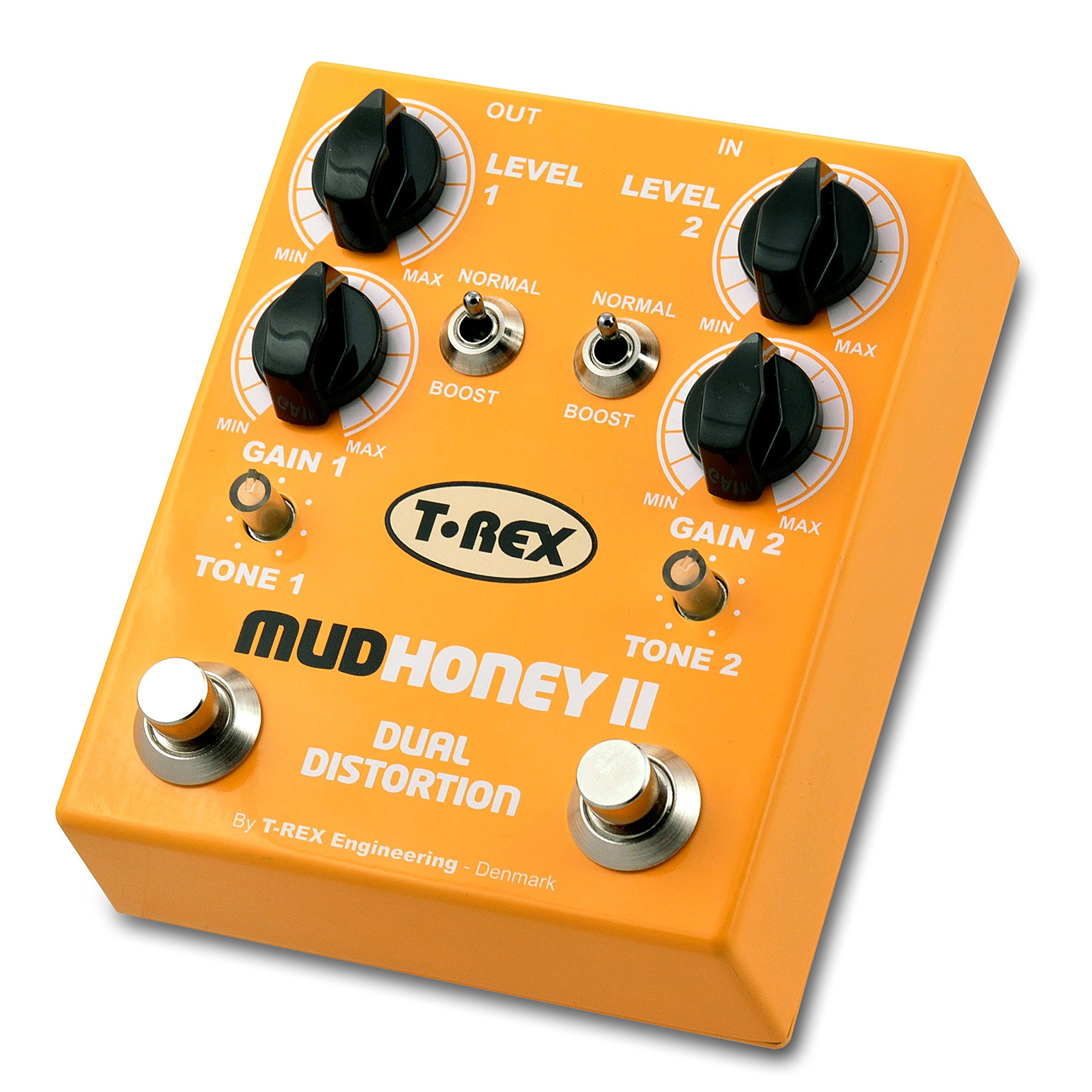 Amazon.com: T-Rex Engineering MUDHONEY-II Dual Distortion Guitar