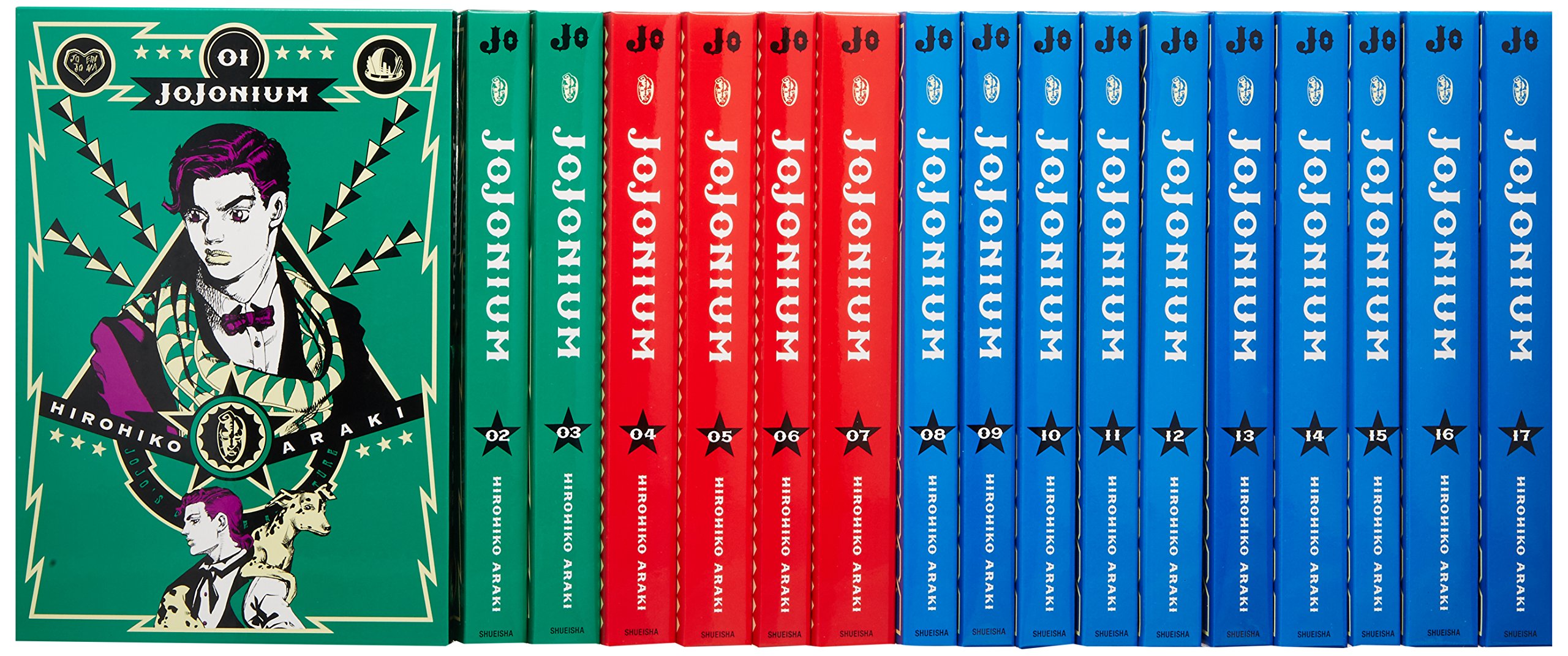 Amazon.co.jp: JOJOnium ジョジョの奇妙な冒険 函装版 コミック 1-17巻
