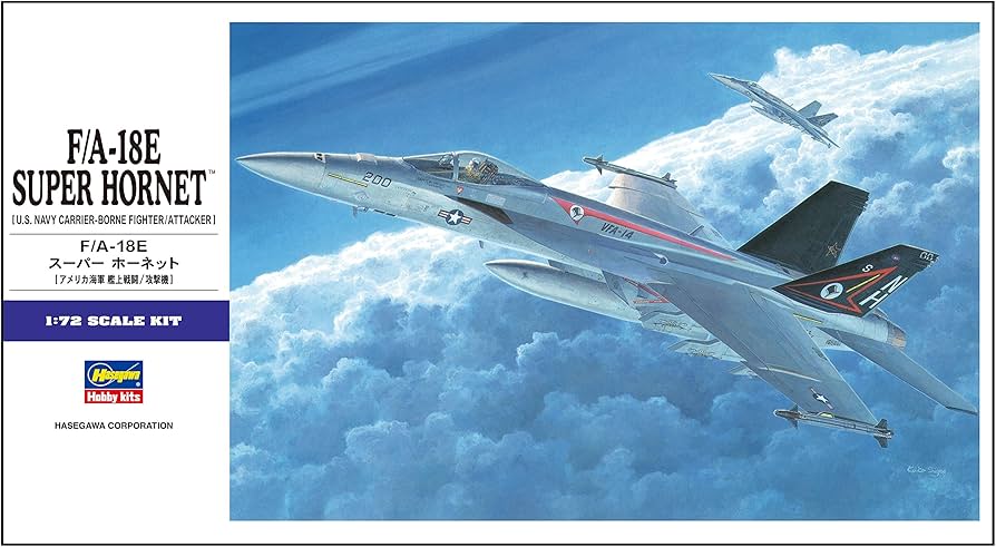 Hasegawa E19 - F/A-18E Super Hornet 1/72 : Amazon.com.br
