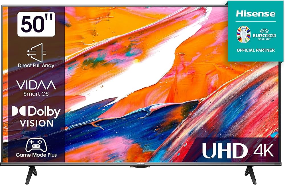 Hisense 50 Inch 4K LED VIDAA UHD Smart with Dolby Vision Pixel