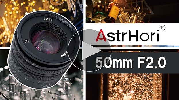 Amazon.co.jp: AstrHori 50mm F2.0 Eマウント ブラック 標準レンズ