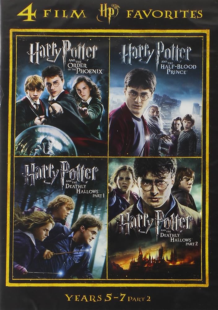 Amazon.com: 4 Film Favorites: Harry Potter Years 5-7 (4FF